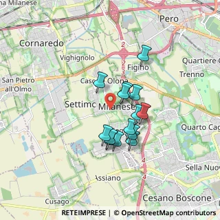Mappa Via Reiss Romoli, 20019 Settimo Milanese MI, Italia (1.29571)