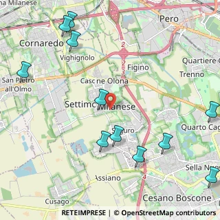 Mappa Via Reiss Romoli, 20019 Settimo Milanese MI, Italia (2.8)
