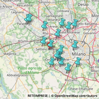 Mappa Via Reiss Romoli, 20019 Settimo Milanese MI, Italia (7.13647)