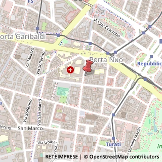 Mappa Bastioni di Porta Nuova, 46, 20121 Milano, Milano (Lombardia)