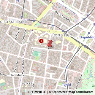 Mappa Via Giuseppe Parini,  15, 20121 Milano, Milano (Lombardia)