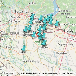 Mappa 24050 Pumenengo BG, Italia (10.8125)