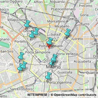 Mappa Largo la Foppa, 20121 Milano MI, Italia (2.04417)