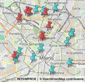 Mappa Largo la Foppa, 20121 Milano MI, Italia (2.407)
