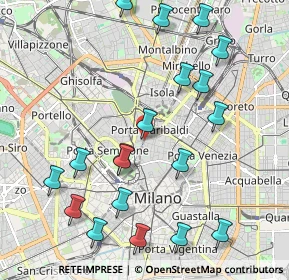 Mappa Largo la Foppa, 20121 Milano MI, Italia (2.34)