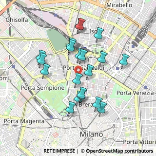 Mappa Largo la Foppa, 20121 Milano MI, Italia (0.843)
