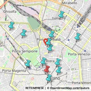 Mappa Largo la Foppa, 20121 Milano MI, Italia (1.14538)