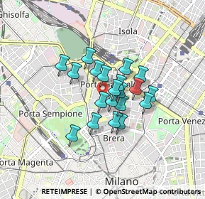 Mappa Largo la Foppa, 20121 Milano MI, Italia (0.5575)