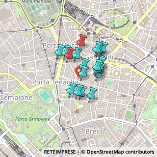 Mappa Largo la Foppa, 20121 Milano MI, Italia (0.283)
