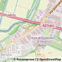 Map Capriano del Colle