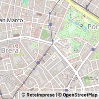 Mapa Milano