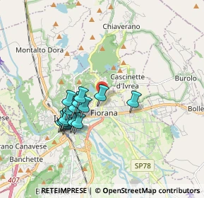 Mappa Via Mucrone, 10015 Ivrea TO, Italia (1.52)