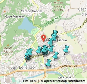 Mappa Via Mucrone, 10015 Ivrea TO, Italia (0.3785)