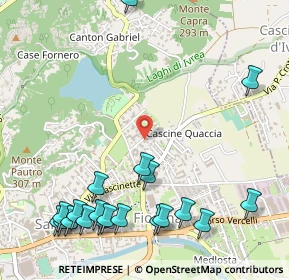 Mappa Via Mucrone, 10015 Ivrea TO, Italia (0.707)