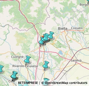 Mappa Via Mucrone, 10015 Ivrea TO, Italia (25.68938)