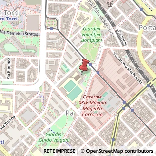 Mappa Via Leone XIII, 10, 20145 Milano, Milano (Lombardia)