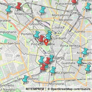 Mappa Viale Giovanni Battista Racine, 20121 Milano MI, Italia (2.78316)