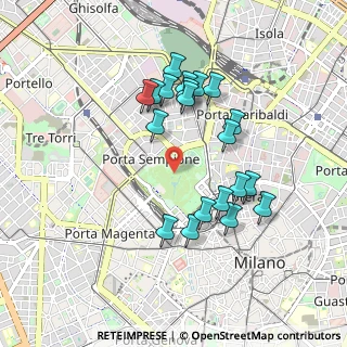 Mappa Viale Giovanni Battista Racine, 20121 Milano MI, Italia (0.852)