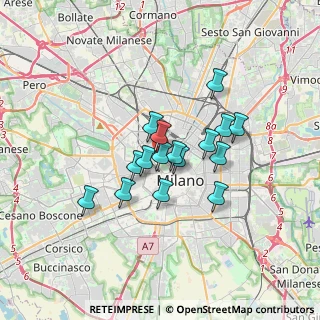 Mappa Viale Giovanni Battista Racine, 20121 Milano MI, Italia (2.48188)