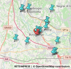 Mappa 20100 Bussolengo VR, Italia (3.545)