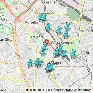 Mappa 20145 Milano MI, Italia (0.9195)