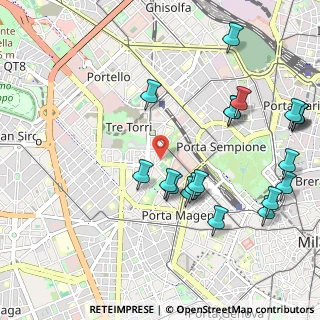 Mappa 20145 Milano MI, Italia (1.2225)
