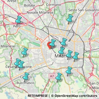 Mappa 20145 Milano MI, Italia (4.76692)