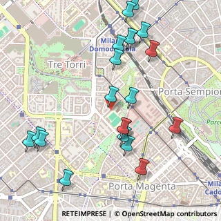 Mappa 20145 Milano MI, Italia (0.5845)