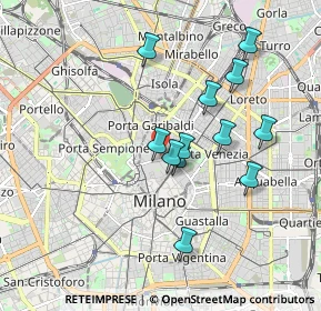 Mappa Via Cernaia, 20121 Milano MI, Italia (1.61333)