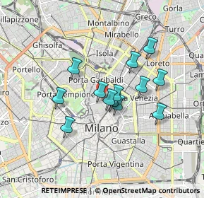 Mappa Via Cernaia, 20121 Milano MI, Italia (1.33385)