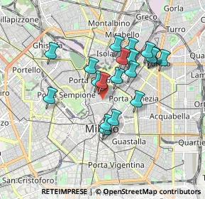 Mappa Via Cernaia, 20121 Milano MI, Italia (1.503)