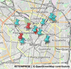 Mappa Via Cernaia, 20121 Milano MI, Italia (1.48273)