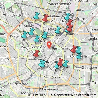 Mappa Via Cernaia, 20121 Milano MI, Italia (2.034)