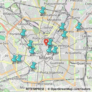 Mappa Via Cernaia, 20121 Milano MI, Italia (2.07385)