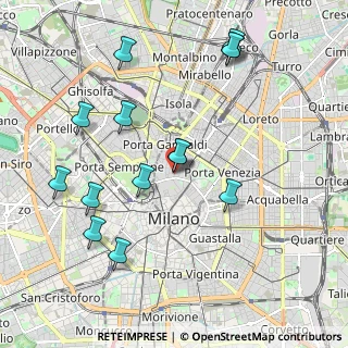 Mappa Via Cernaia, 20121 Milano MI, Italia (2.13071)