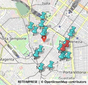 Mappa Via Cernaia, 20121 Milano MI, Italia (0.892)