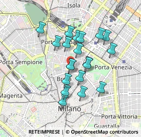 Mappa Via Cernaia, 20121 Milano MI, Italia (0.713)
