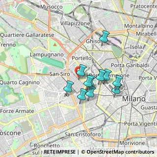 Mappa Piazza Amendola Giovanni, 20149 Milano MI, Italia (1.33909)