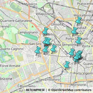 Mappa Piazza Amendola Giovanni, 20149 Milano MI, Italia (1.99176)