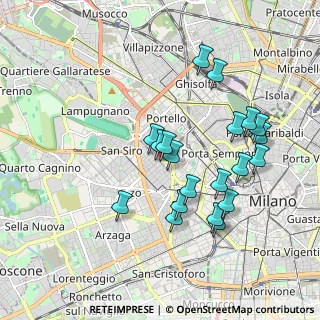 Mappa Piazza Amendola Giovanni, 20149 Milano MI, Italia (1.7995)