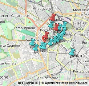 Mappa Piazza Amendola Giovanni, 20149 Milano MI, Italia (1.22059)