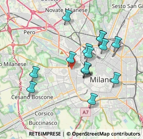 Mappa Via G. Pelizza da Volpedo, 20149 Milano MI, Italia (3.325)