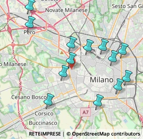Mappa Via G. Pelizza da Volpedo, 20149 Milano MI, Italia (4.22077)