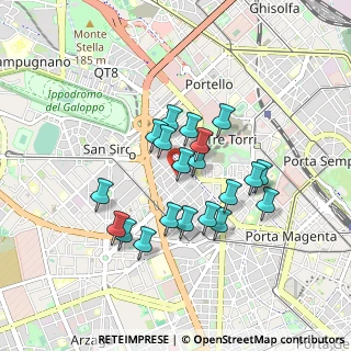 Mappa Via G. Pelizza da Volpedo, 20149 Milano MI, Italia (0.726)