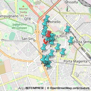Mappa Via G. Pelizza da Volpedo, 20149 Milano MI, Italia (0.6745)