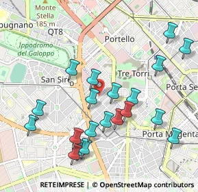 Mappa Via G. Pelizza da Volpedo, 20149 Milano MI, Italia (1.058)