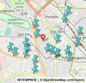 Mappa Via G. Pelizza da Volpedo, 20149 Milano MI, Italia (1.1035)