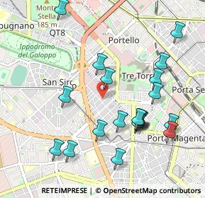 Mappa Via G. Pelizza da Volpedo, 20149 Milano MI, Italia (1.0525)