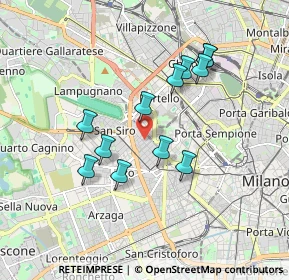 Mappa Via G. Pelizza da Volpedo, 20149 Milano MI, Italia (1.60167)