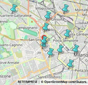Mappa Via G. Pelizza da Volpedo, 20149 Milano MI, Italia (1.96364)